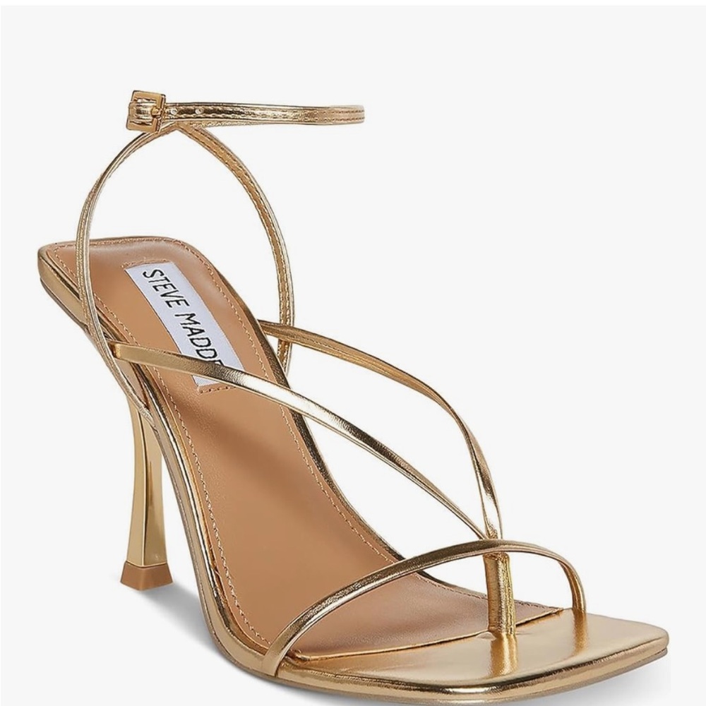 Steve Madden Metallic Gold Heels